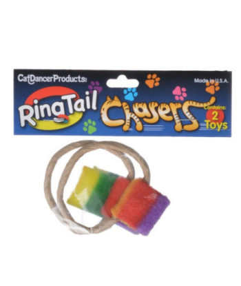 Cat Dancer Ringtail Chaser Cat Toy - 2 Count