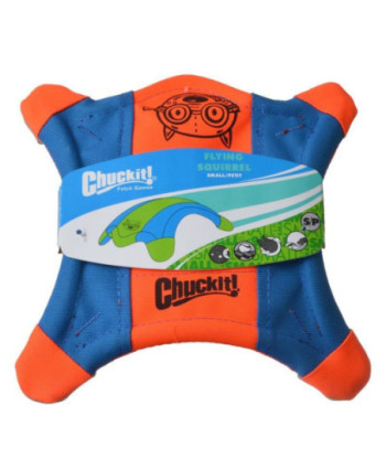Chuckit Flying Squirrel Toss Toy - Small - 9in.  Long x 9in.  Wide