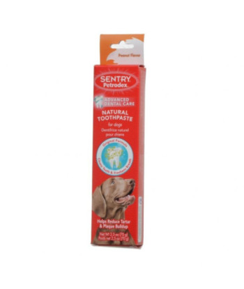 Petrodex Natural Toothpaste for Dogs - Peanut Flavor - 2.5 oz