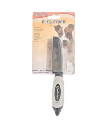 Evolution Flea Comb - For All Coats - (7.5in.  Long x .5in.  Teeth)
