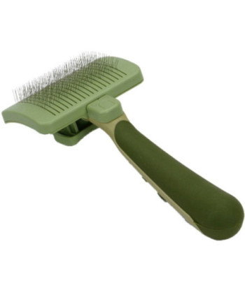 Safari Self Cleaning Slicker Brush - Small Dogs - 7.5in.  Long x 3.5in.  Wide