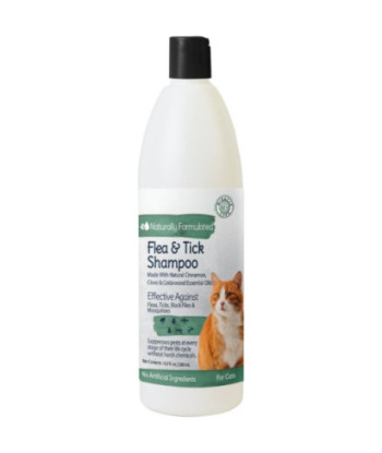 Miracle Care Natural Flea & Tick Shampoo for Cats - 16 oz