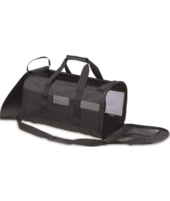 Petmate Soft Sided Kennel Cab Pet Carrier - Black - Large - 20in. L x 11.5in. W x 12in. H (Up to 15 lbs)