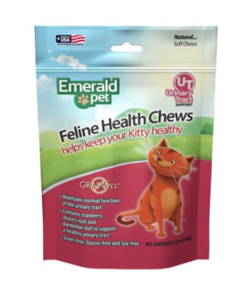 Emerald Pet Feline Health Chews Urinary Tract Support - 2.5 oz