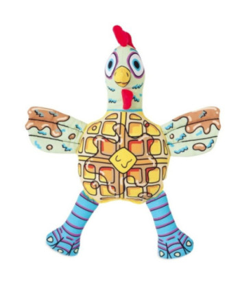 Fat Cat Foodies Chicken 'n Waffles Dog Toy - 1 count