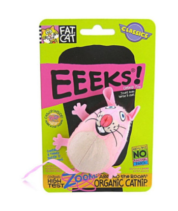 Fat Cat EEEKS Cat Toy with Catnip - Assorted - EEEKS Cat Toy with Catnip