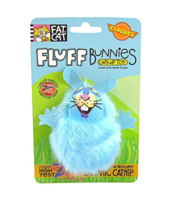 Fat Cat Fluff Bunnies Cat Toy - Assorted - Fluff Bunnies Cat Toy