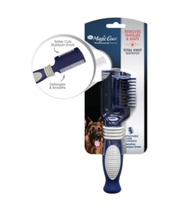 Magic Coat Professional Series Total Knot Destroyer Dog Knot Comb - 1 count