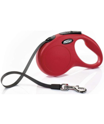Flexi Classic Red Retractable Dog Leash - Small 16' Long