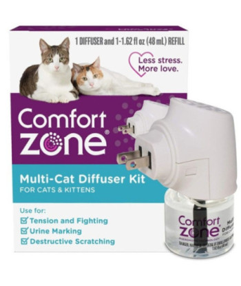 Comfort Zone Multi-Cat Diffuser Kit For Cats and Kittens - 1 count