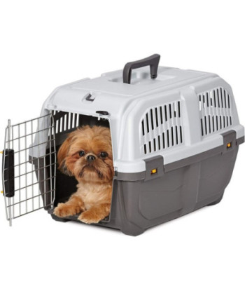 MidWest Skudo Travel Carrier Gray Plastic Dog Carrier - Small - 1 count