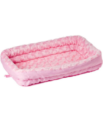 MidWest Double Bolster Pet Bed Pink - Small - 1 count