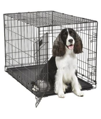 MidWest Contour Wire Dog Crate Single Door - Intermediate - 1 count