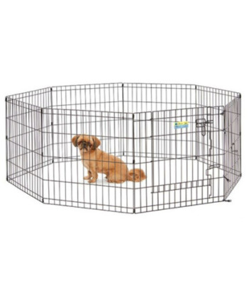 MidWest Contour Wire Exercise Pen with Door for Dogs and Pets - 24in.  tall - 1 count