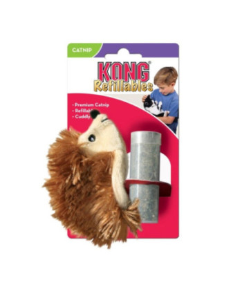KONG Hedgehog Refillable Catnip Toy - Hedgehog Cat Toy