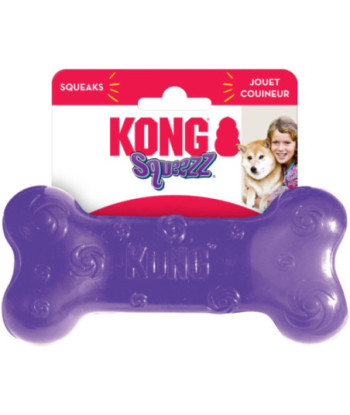Kong Squeezz Bone Dog Toy - Medium