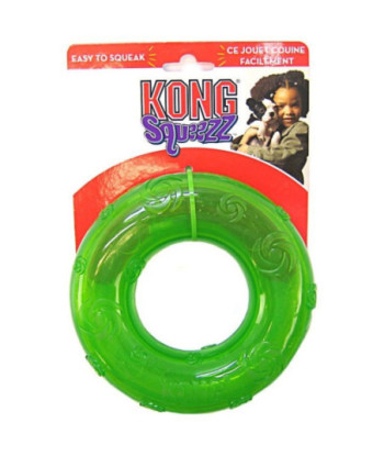 KONG Squeezz Ring Dog Toy - Large