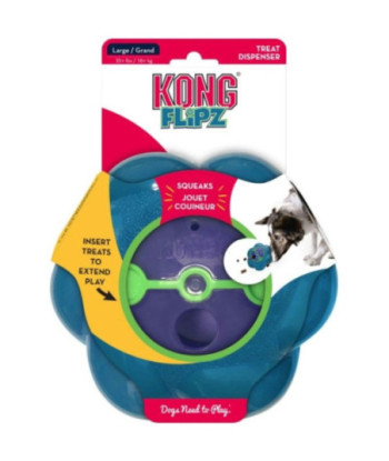 KONG Flipz Treat Dispensing Dog Toy Large - 1 count
