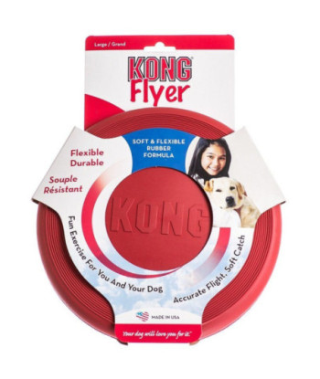 KONG Flyer Dog Disc - Regular - 9in.  Diameter