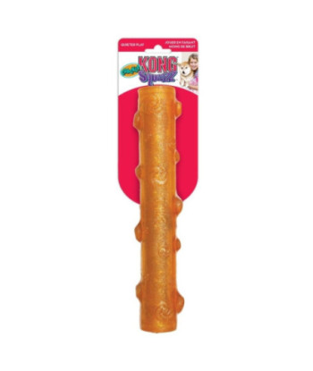 KONG Squeezz Crackle Stick Dog Toy - Medium Stick