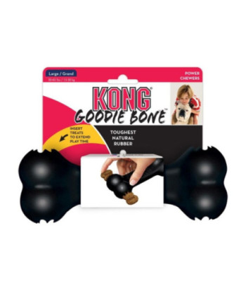 KONG XTreme Goodie Bone - Black - Large (Dogs 30-65 lbs)
