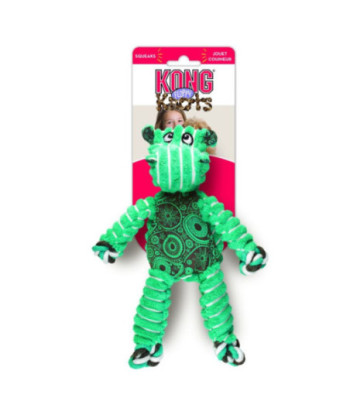KONG Floppy Knots Hippo Dog Toy - S/M 1 count