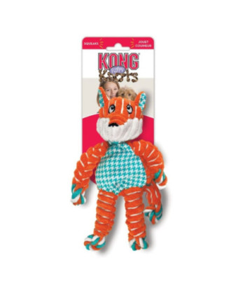 KONG Floppy Knots Fox Dog Toy - M/L 1 count