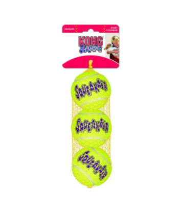KONG Air KONG Squeakers Tennis Balls - Small 3 count