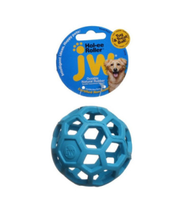 JW Pet Hol-ee Roller Rubber Dog Toy - Assorted - Small (3.5in.  Diameter - 1 Toy))