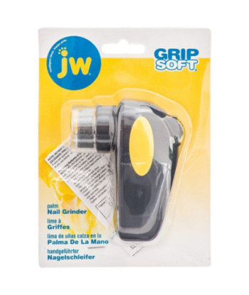 JW GripSoft Palm Nail Grinder for Dogs - Palm Nail Grinder - (4in.  Long)