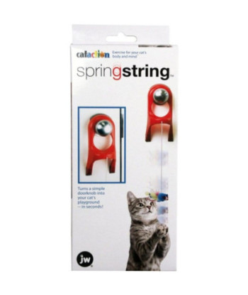 JW Pet Springstring Feathered Mouse Interactive Cat Toy  - 1 count