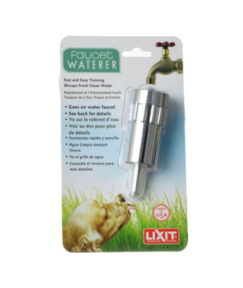 Lixit Faucet Dog Waterer - Faucet Dog Waterer