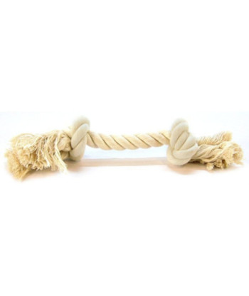 Flossy Chews Rope Bone - White - Medium (12in.  Long)