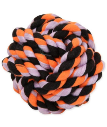 Mammoth Cottonblend Monkey Fist Ball Flossy Dog Toy 3.75in.  Small - 1 count