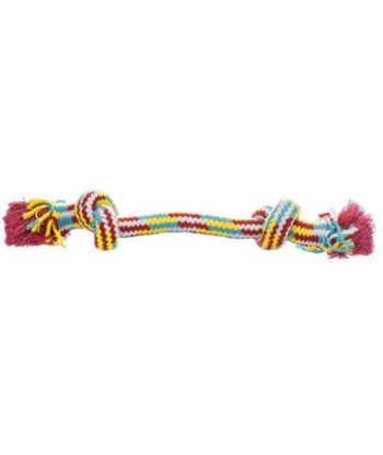 Flossy Chews Braidys 2 Knot Rope Bone - Small - 9in.  Long