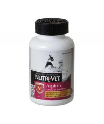 Nutri-Vet Aspirin for Dogs - Small Dogs under 50 lbs - 100 Count (120 mg)