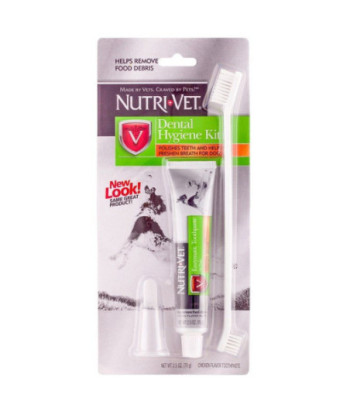 Nutri-Vet Dental Hygene Kit for Dogs - Dental Hygene Kit for Dogs