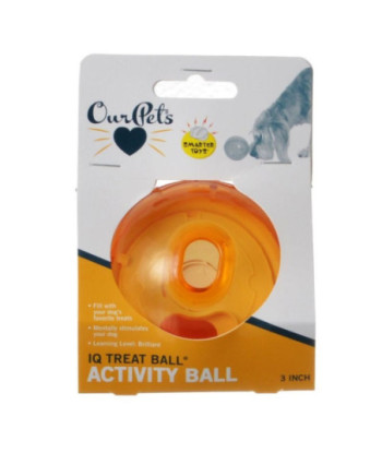 Smarter Toys IQ Treat Ball Toy - 3in.  Diameter Ball