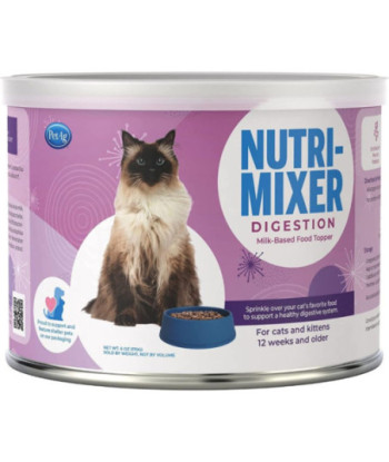 PetAg Nutri-Mixer Digestion Milk-Based Topper for Cats and Kittens - 6 oz