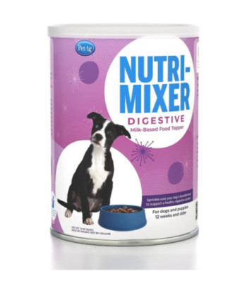 PetAg Nutri-Mixer Digestion Milk-Based Topper for Dogs and Puppies - 12 oz