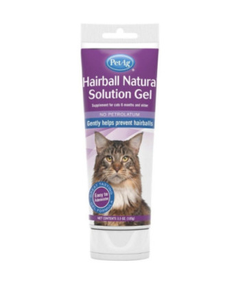 Pet Ag Hairball Natural Solution Gel for Cats - 3.5 oz