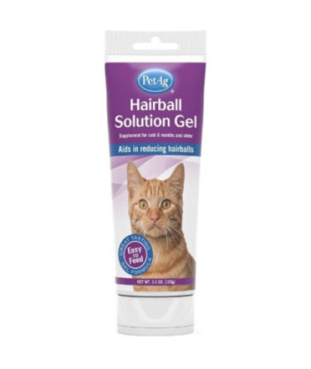 Pet Ag Hairball Solution Gel for Cats - 3.5 oz
