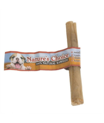 Loving Pets Nature's Choice Pressed Rawhide Stick - Small - (5in.  Stick)