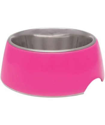 Loving Pets Hot Pink Retro Bowl  - 1 count - X-Small