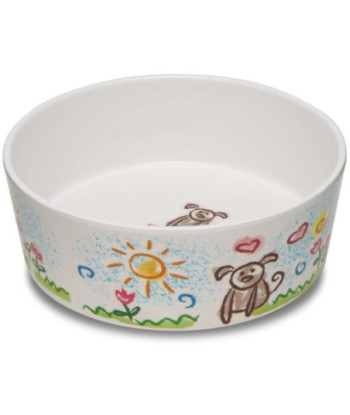 Loving Pets Dolce Moderno Bowl Puppy Forever Design - Small - 1 count