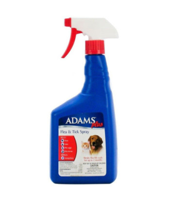Adams Flea & Tick Spray Plus Precor - 32 oz