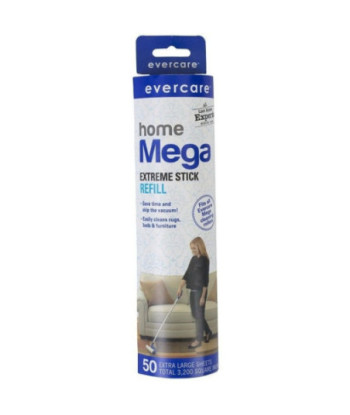 Evercare Mega Cleaning Roller Refill  - 50 count