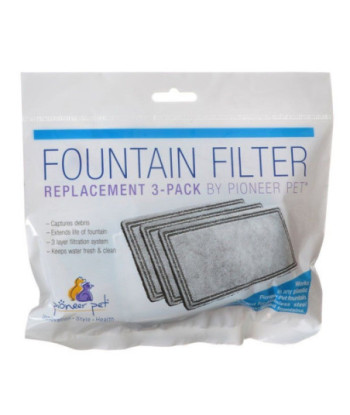 Pioneer Replacement Filters for Plastic Raindrop and Fung Shui Fountains - 3 Pack