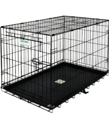 Precision Pet Pro Value by Great Crate - 1 Door Crate - Black - Model 2000 (24in. L x 18in. W x 19in. H) For Dogs up to 25 lbs