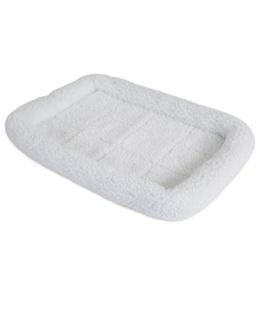 Precision Pet SnooZZy Pet Bed Original Bumper Bed - White - Large (35in. L x 21.5in. W)